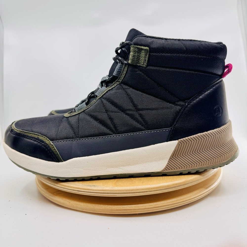 Lands End Women's 11 Black Transitional‎ Insulated Winter Snow Boots